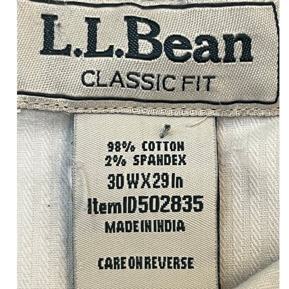 L.L. Bean Men’s 32x29 Black Corduroy Pants Zip Front Classic Fit Casual Workwear - Picture 3 of 6